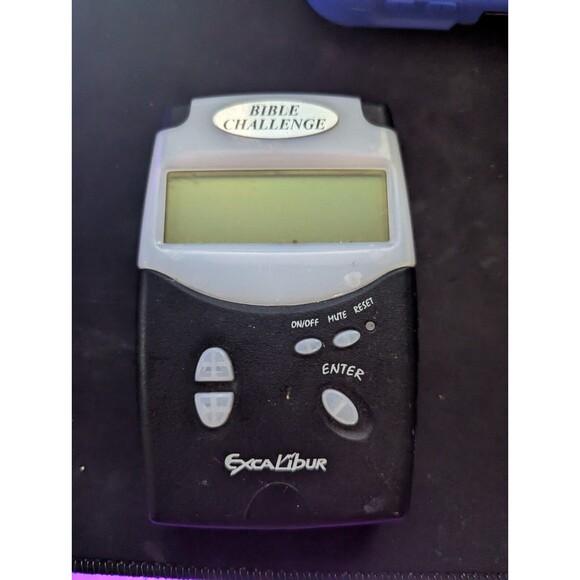 Excalibur Bible Challenge Old Testament 1 C201 Electronic Trivia Handheld Game - Picture 1 of 2
